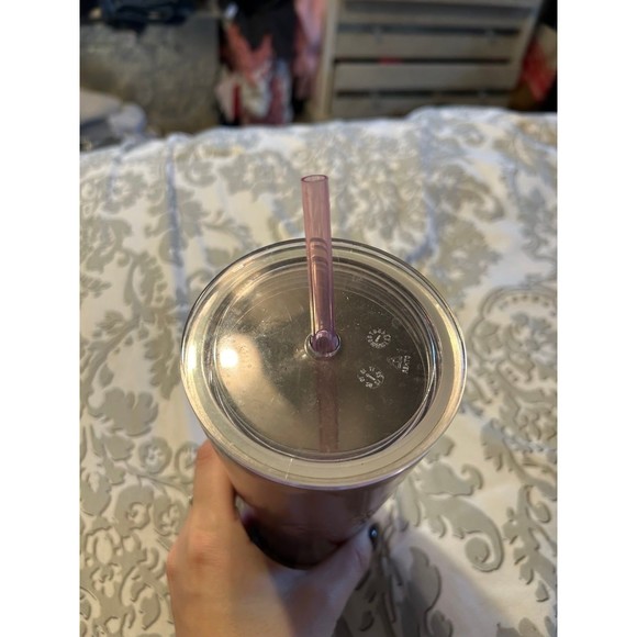 Starbucks Holiday 2018 Pink RoseGold Stainless Steel Cold Cup Venti Tumbler 24oz - Picture 3 of 3